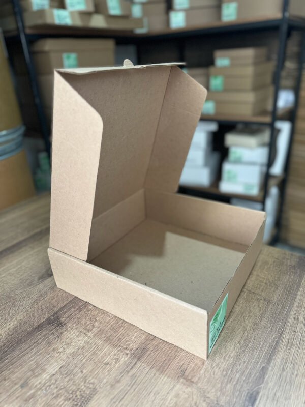 Cajas troqueladas en una pieza grande