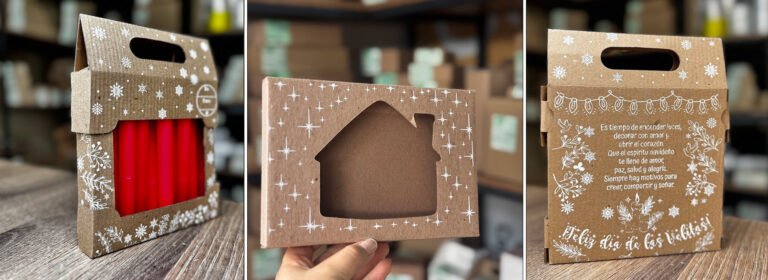 Llegarón las cajas para Velitas
