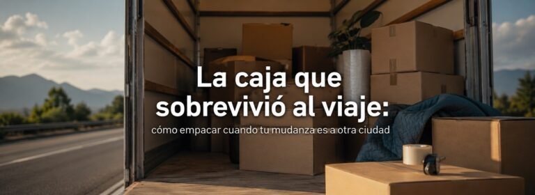 La caja que sobrevivió al viaje: cómo empacar cuando tu mudanza es a otra ciudad