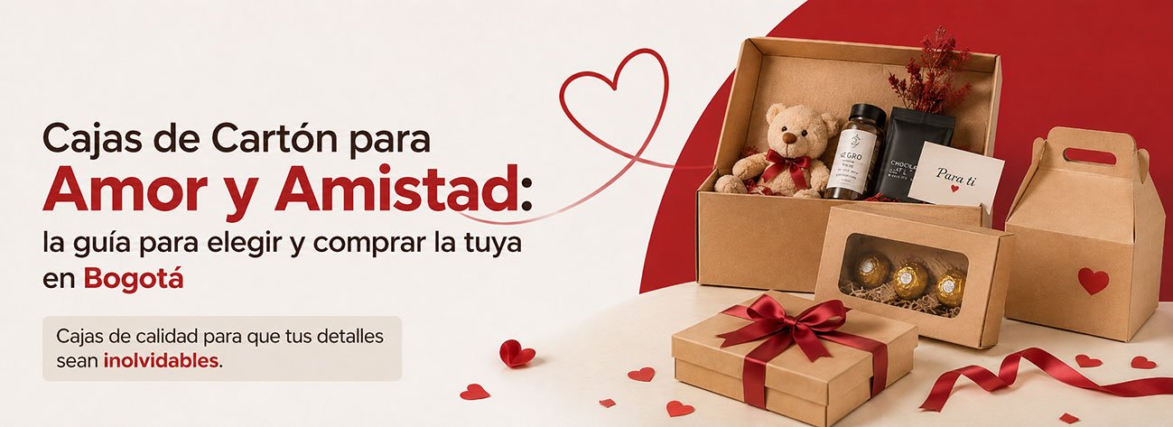 cajas de carton para amor y amistad