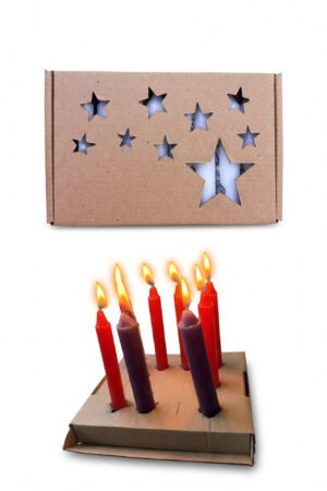 Cajas con portavelas